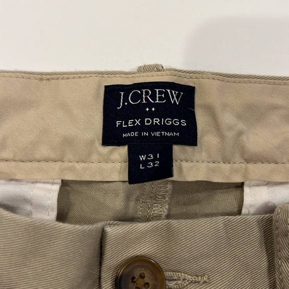 J.crew tan flex Driggs khaki pants size W31 L32 - Picture 2 of 7
